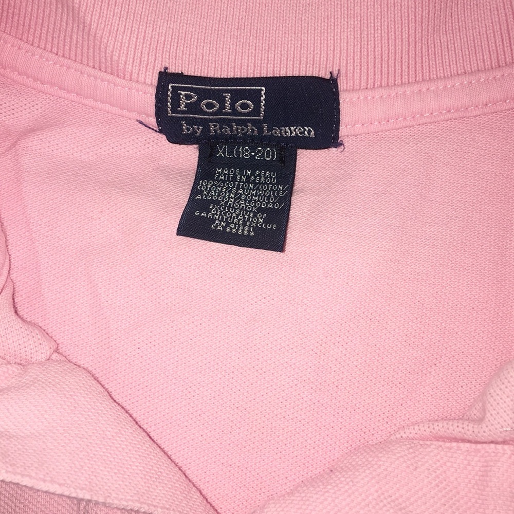 Ralph Lauren pink polo - Picture 2 of 2